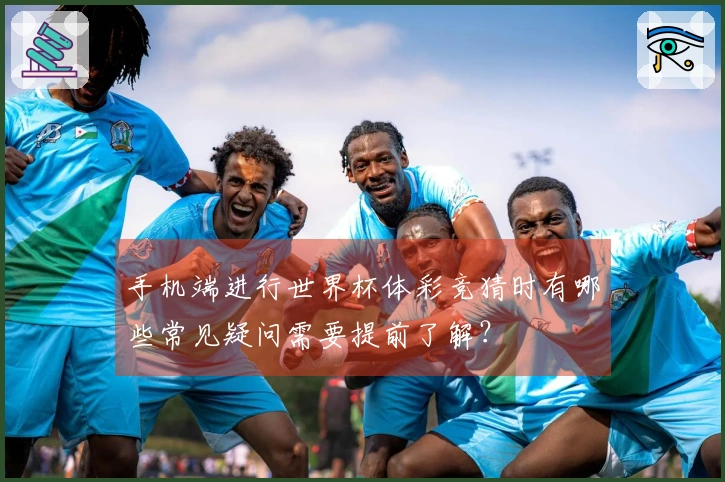 手机端进行世界杯体彩竞猜时有哪些常见疑问需要提前了解？