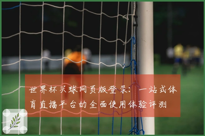 世界杯买球网页版登录：一站式体育直播平台的全面使用体验评测